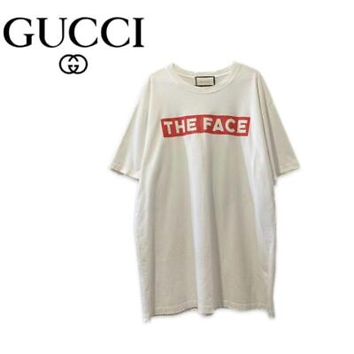 #ad Gucci Gucciguccitheface Logo Print $249.02
