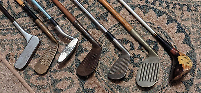 #ad 7 VINTAGE Golf Clubs VARIOUS TYPES SEE DESCRIPTION amp; PICTURES $63.99