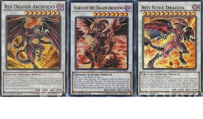 #ad Yugioh Jack Atlas Complete Deck Red Dragon Archfiend Nova 43 Cards NM UNL $38.90