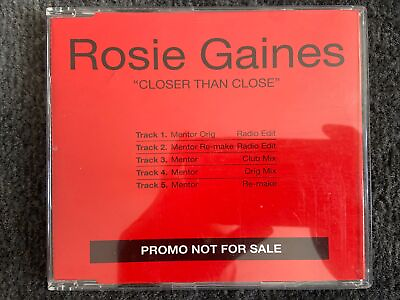 #ad Rosie Gaines Closer Than Close CD Maxi Promo GBP 8.00