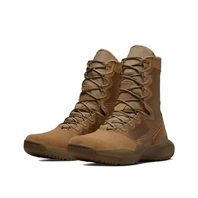 #ad Men#x27;s NIKE SFB B1 Leather Military Boots DD0007 900 Coyote Colorway Size: US 8 $120.45