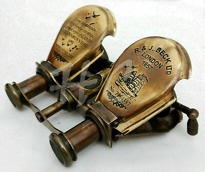 #ad Nautical Brass Binocular Maritime Vintage Gift Antique Monocular hh09 $28.27