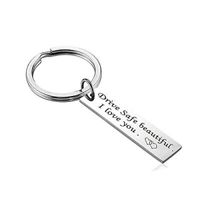 #ad Valentines Day Gift Couples Keychain Drive safe handsome I Beautiful Keychain $16.18