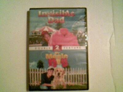 #ad Double Feature Invisible Dad My Magic Dog DVD VERY GOOD $4.68