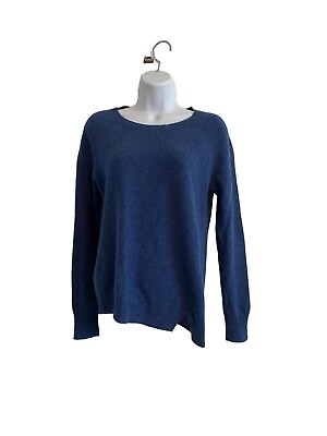 #ad White Warren Sweater Women#x27;s X Small 100% Cashmere Blue v neck long sleeve $39.99