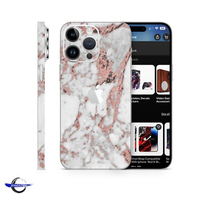 #ad Iphone Vinyl Skins Rose Gold Marble $14.99