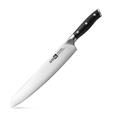 #ad Klaus Meyer Stahl High Carbon Tri ply Steel 10 inch Chef#x27;s Knife $39.99
