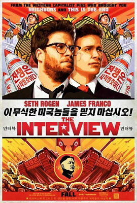 #ad 68973 The Interview Movie James Franco eth Rogen Wall Decor Print Poster $25.95