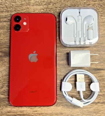 #ad Apple iPhone 11 PRODUCT RED 64GB Factory Unlocked $199.94