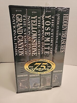 #ad Americas Great National Parks VHS Box Set Grand Canyon Yellowstone Yosemite New $12.99