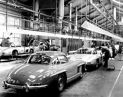 #ad 1954 Mercedes Benz 300SL Gullwing Coupe ASSEMBLY LINE Photo 178 d $11.97