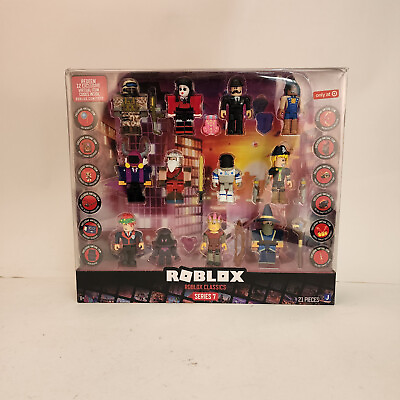 #ad Roblox Classics Series 7 Action Figure Collection w Exclusive Virtual Item 21pcs $34.99