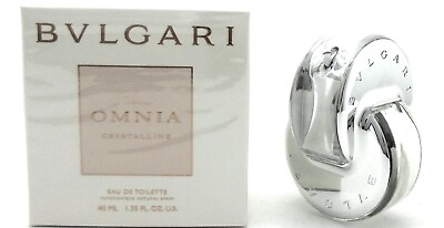#ad Bvlgari Omnia Crystalline 1.3 oz. 40 ml. Eau De Toilette Spray New in Sealed Box $39.99