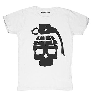 New T shirt Blaze Man Skull Maroon Gift Idea $26.88