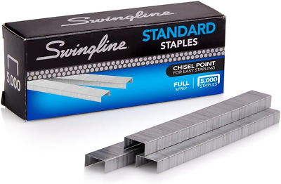 #ad Swingline Staples Standard 1 4 inches Length 210 Strip 5000 Box 1 Box No $3.87