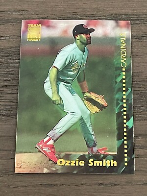 #ad 1994 Stadium Club Team Finest Ozzie Smith #11 St. Louis Cardinals B $1.99