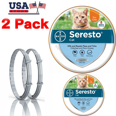 #ad 2Packs Collar³ for Cats 8 Month Protection US Free Ship $22.94