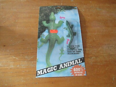 #ad Vintage quot;Magic Animalquot; Alligator GROWS IN WATER new vintage $11.05