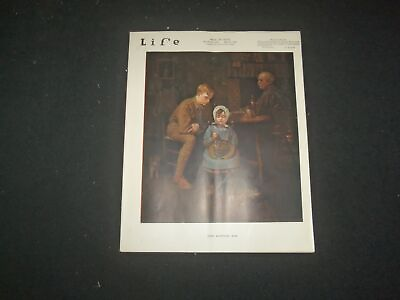 #ad 1918 MAY 30 LIFE MAGAZINE NORMAN ROCKWELL ILLUSTRATED COVER L 767H $90.00