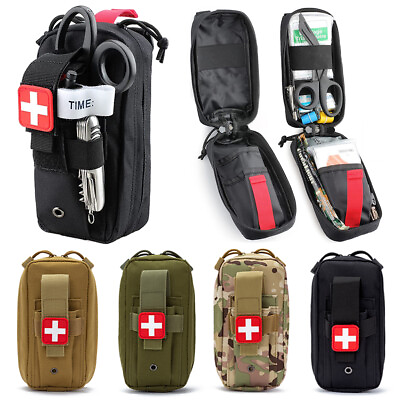 Molle Medical Pouch Tourniquet Holder Tactical First Aid Pouch Small Kit EMT Bag $10.99
