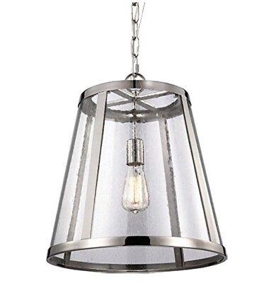 #ad Entryway Dining Chandelier Feiss 1 Light Pendant Polished Nickel $228.00