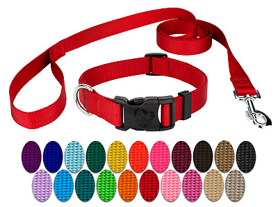#ad Country Brook Petz® Deluxe Nylon Dog Collar and Leash $16.97
