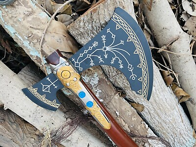 Kratos Leviathan axe Scandinavian axe Custom handmade God of war Axe gift axe $125.00