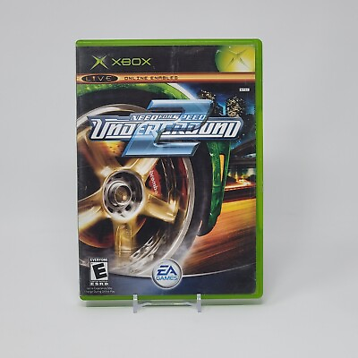 #ad Need for Speed Underground 2 Original Xbox Case amp; Disc No Manual TESTED $17.95