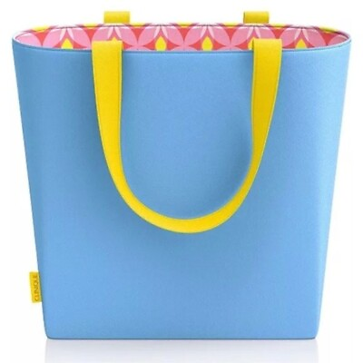 #ad Clinique Large Shopping Shoulder Travel Tote Bag Blue $9.99