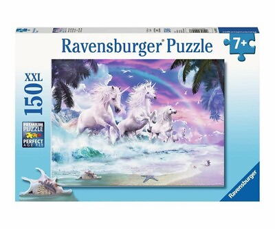 #ad Unicorns on the Beach Puzzle Jigsaw Puzzle 150pc by Ravensburger 7 AU $31.99