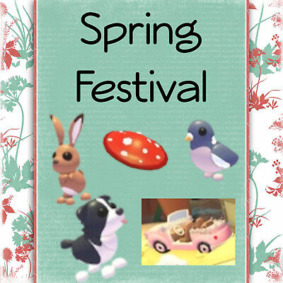 Roblox Adopt me NEW Spring Festival Update. Hare Wood Pigeon Border Collie Ect $1000.00