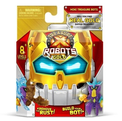 #ad Treasure X Robots Gold – Mini Robots Moose Toys Summer Fun Brand New $9.99