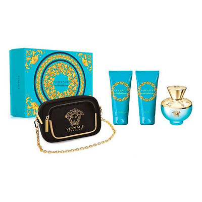#ad Versace Ladies Dylan Turquoise Gift Set Fragrances 8011003876808 $62.97