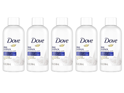 #ad #ad Pack of 5 Dove Deep Moisture Nourishing Body Wash Travel Size 3oz each $18.99