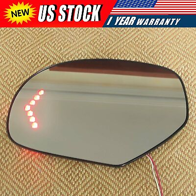 #ad New Mirror Glass Heated Signal Driver For 2007 2013 Cadillac Chevrolet Tahoe GMC $22.89
