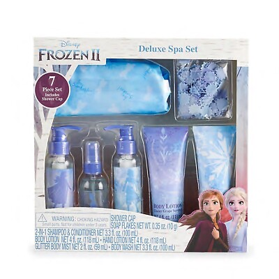 #ad Disney Frozen II Spa Set 7 Pieces Fun Bath Girls Favorite Holiday Party Present $17.00