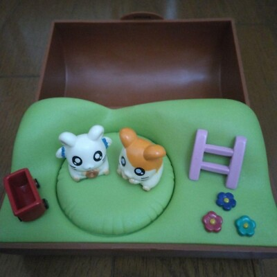 #ad Working Tottoko Hamtaro x Mr. Donut Collaboration music box Hamtaro Ribbon chan $98.00