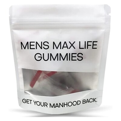 #ad Men#x27;s Max Life Gummies 10 Enhancement for Horny Goat Weed $37.99
