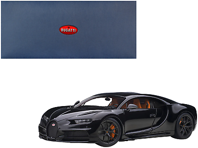 #ad 2019 Bugatti Chiron Sport Nocturne Black 1 18 Model Car $455.95