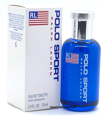 Polo Sport by Ralph Lauren 2.5 oz 75 ml EDT Spray Perfume For Men New in Box $34.99