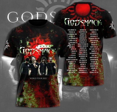 #ad Unisex 3D Godsmack Shirt Godsmack T Shirt Rock Music Band 3D Shirt All Over P $27.99