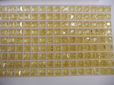 #ad 24 swarovski crystal cube beads6mm jonquil #5601 SPECIAL PRICE $6.99