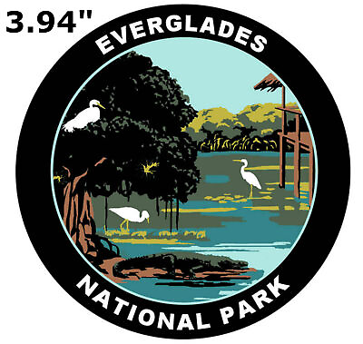 #ad Everglades Park 3.94quot; Car Truck Window Bumper Graphics Sticker Decal Souvenir $2.99