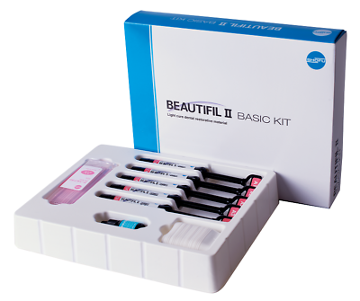 #ad Shofu Beautifil Basic Kit Nano Universal Dental Composite Kit 5x4gm and Bond 6ml $118.67