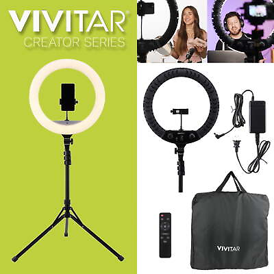 #ad #ad 63 Inch Tripod Stand with Phone Stan 18 In LED Ring Light $26.10