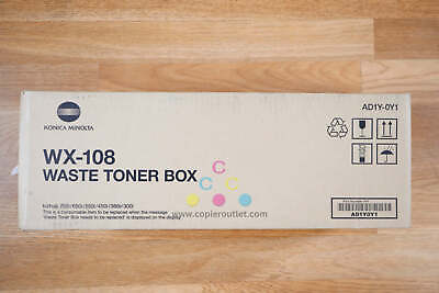 #ad New Genuine Konica BizHub 300i360i450i550i Waste Toner Box WX 108 AD1Y0Y1 $85.00