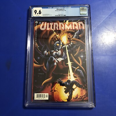 #ad Ultraman 1 NEWSSTAND CGC 9.6 1ST PRINT 1ST APPEARANCE ULTRAMAN Harvey Comic 1993 $143.00