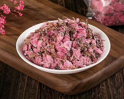 #ad Japanese Salted Sakura Cha Pink Cherry Blossoms Traditional Preserved Flower Tea $13.50