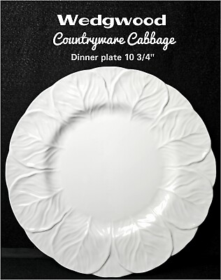 #ad WEDGWOOD COUNTRYWARE CABBAGE DINNER PLATE 10 3 4quot; $150.00