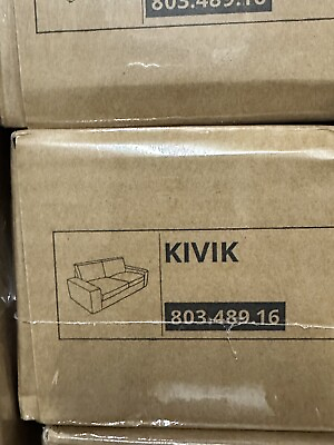 #ad Ikea KIVIK 2 Seat Loveseat Sofa 74 3 4quot; COVER Hillared Anthracite 803.489.16 $64.99